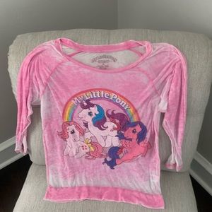 My Little Pony Vintage Style Burn Out Shirt